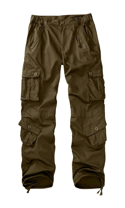 Brown Cargo Baggy Pants
