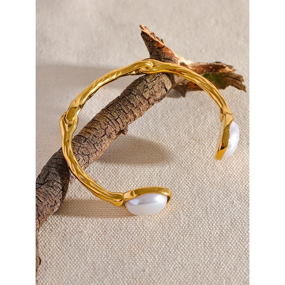 Full image shoot of Pearl Cuff Bracelet