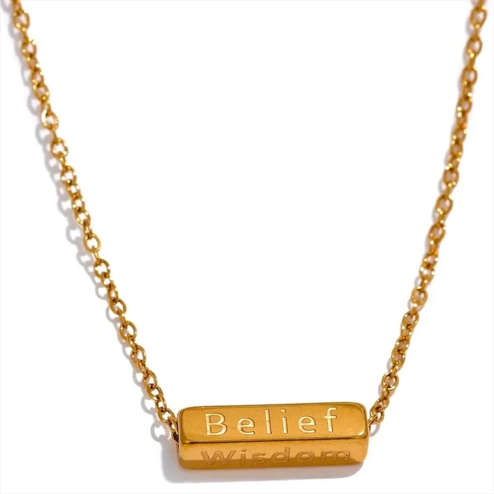 Gold Bar Necklaces