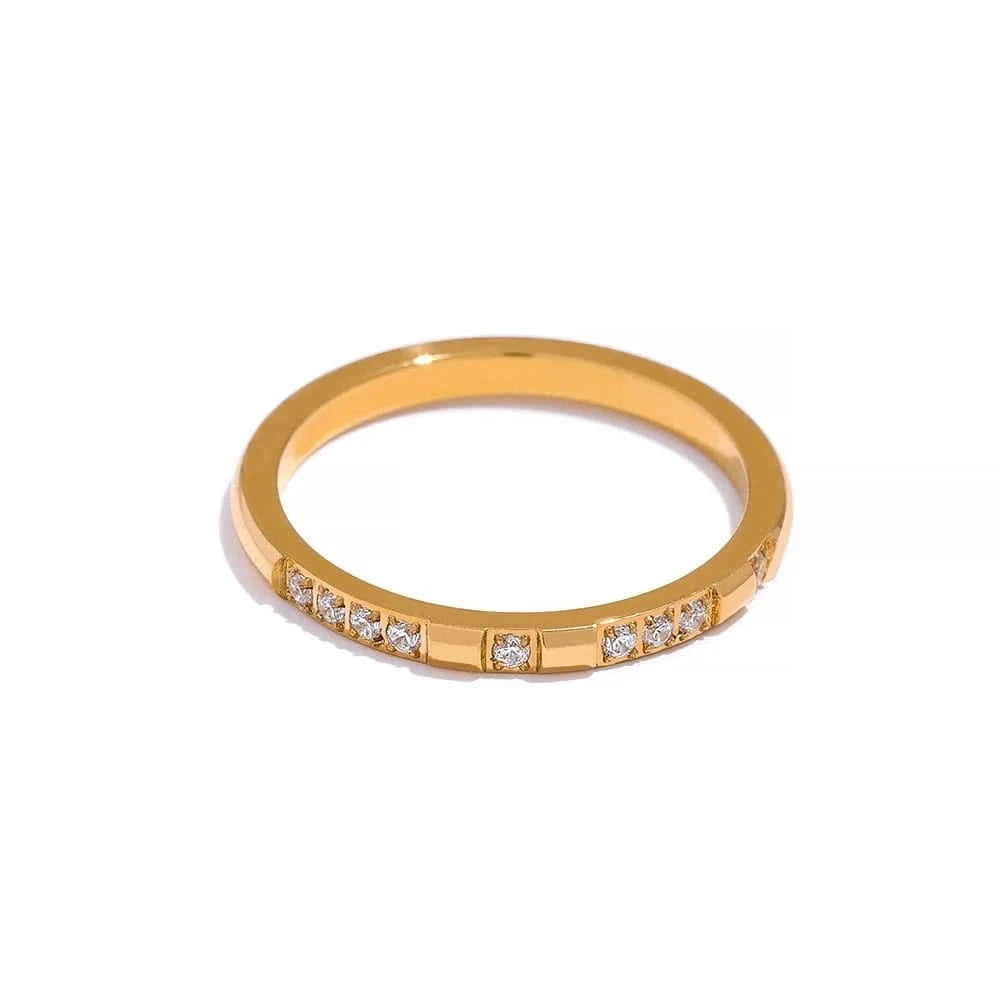 Gold Stacking Ring 1