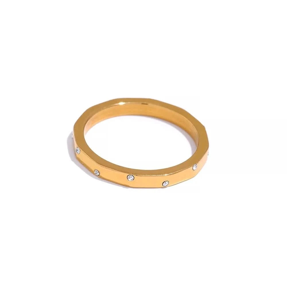 Gold Stacking Ring 2