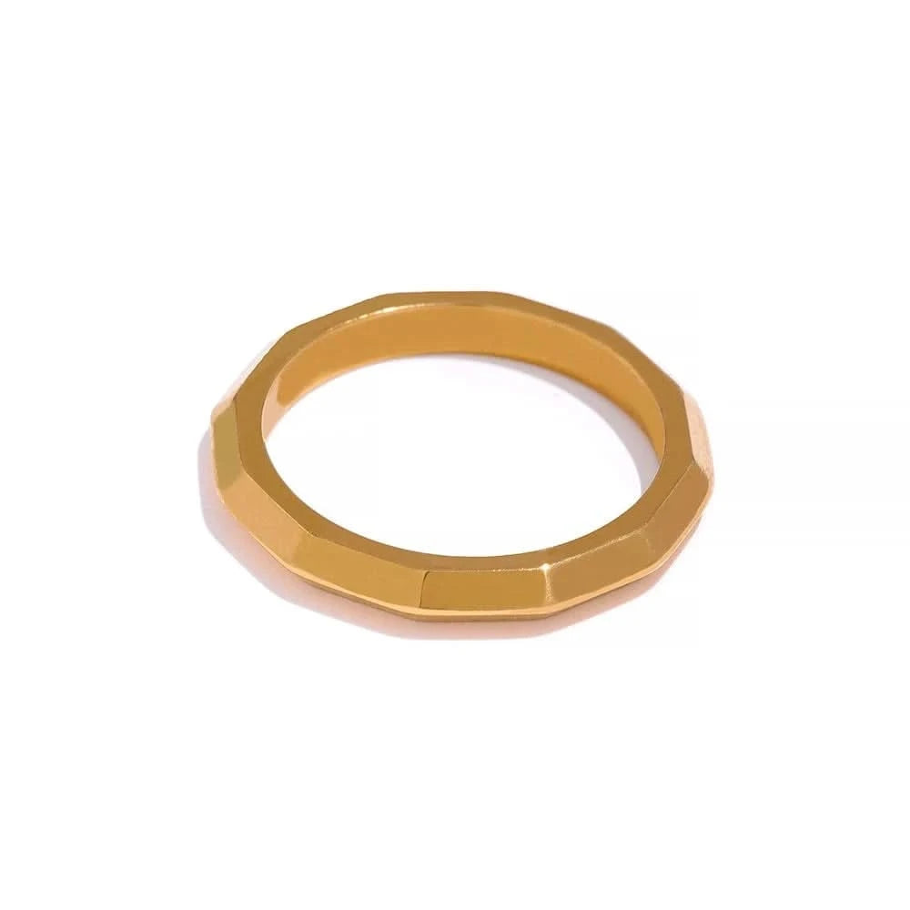 Gold Stacking Ring 3