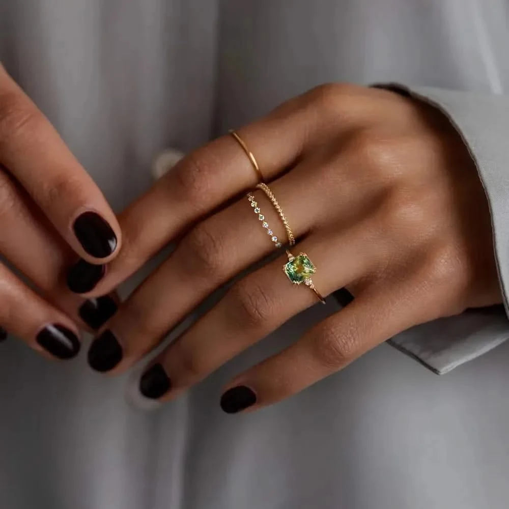 Gold Vermeil Eternity Ring 4
