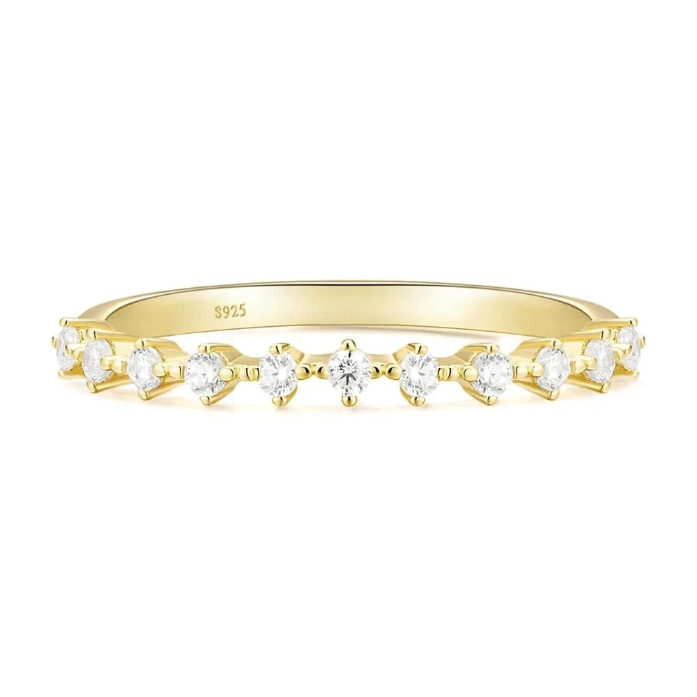 Gold Vermeil Eternity Ring