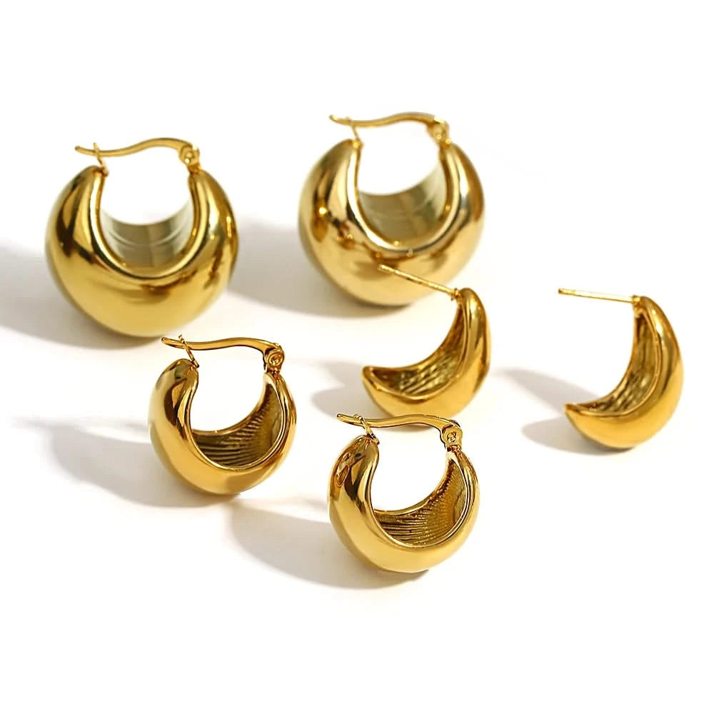 Golden Arc Hoops