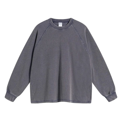 Gray Pullover Crew Neck Jacket