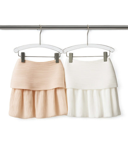 High Waist Pleated Skirt - Trendy Mini