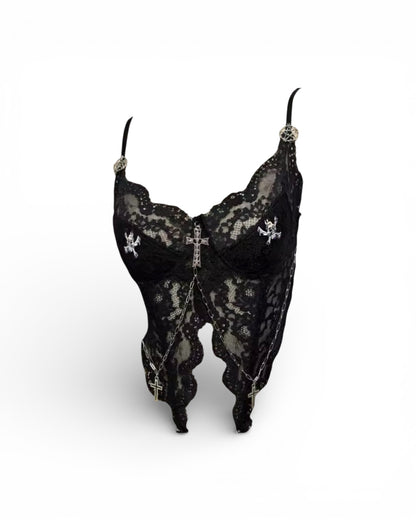 Gothic Lace Tank Top