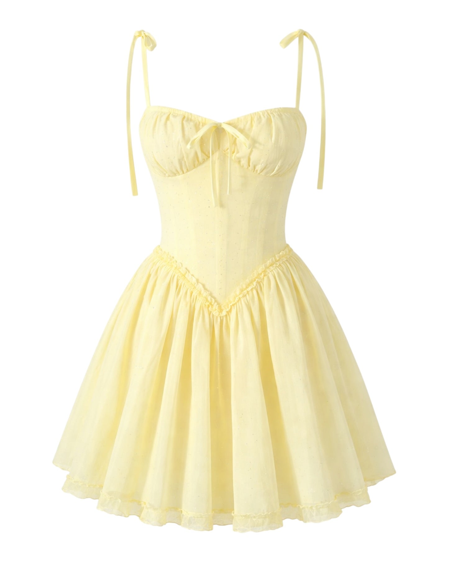 Lace Up Mini Dress