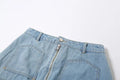 Vintage Denim Mini Skirt, 