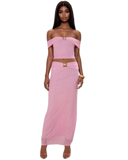 Elegante conjunto maxi sin mangas para club: un atuendo elegante para la noche