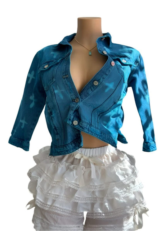 Blue Cross Denim Jacket S / Denim