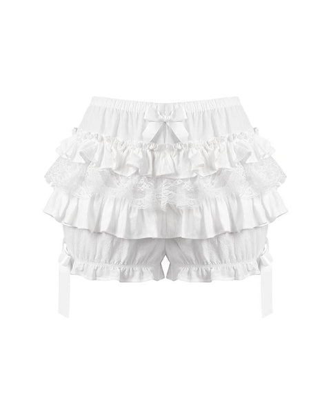 Lolita Ruffle Shorts - Flirty Summer Staple - lifestyle photo