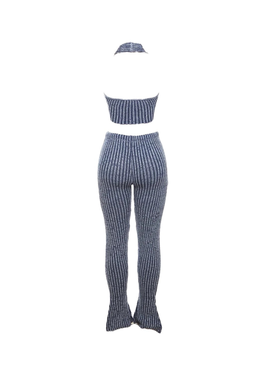 Two Piece Crochet Pant Set