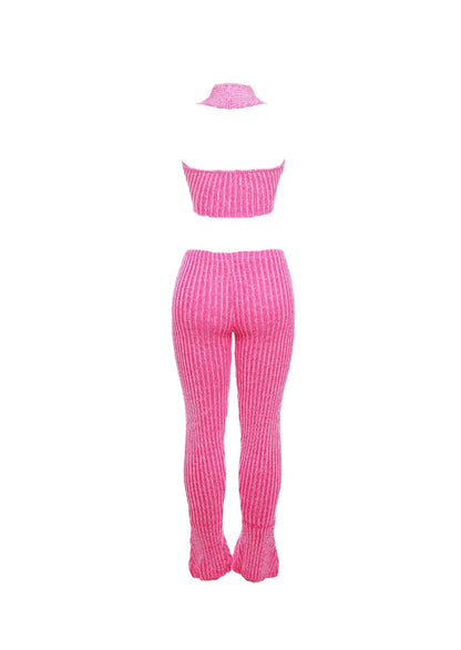 Two Piece Crochet Pant Set