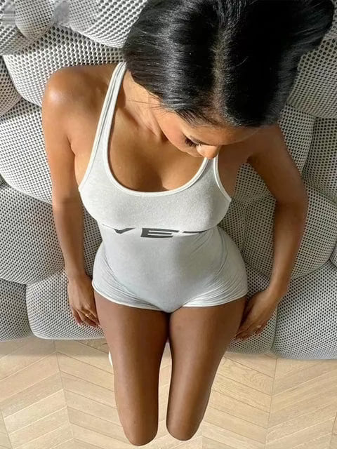 Yeezy WET Inspired Tank Top Romper