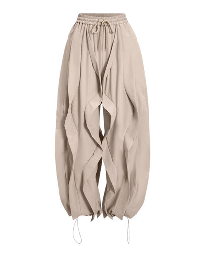 Sophia Ruched Lantern Sleeve Pants