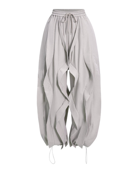 Sophia Ruched Lantern Sleeve Pants - model wearing new