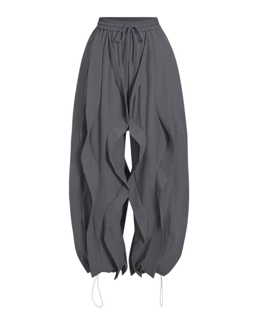 Sophia Ruched Lantern Sleeve Pants