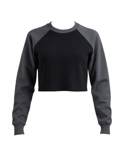 Cries easilly Cropped Sweatshirt