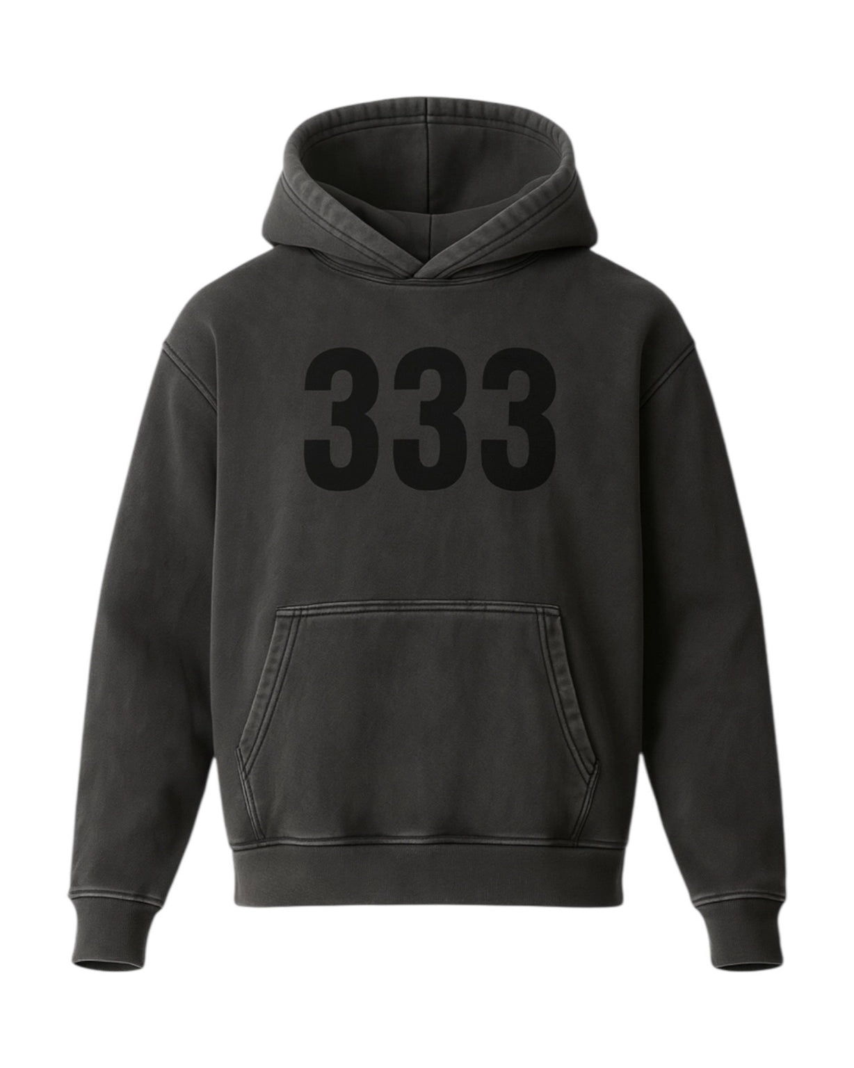 333 angel numbers Acid Wash Oversize Hoodie - 420 GSM - main product image