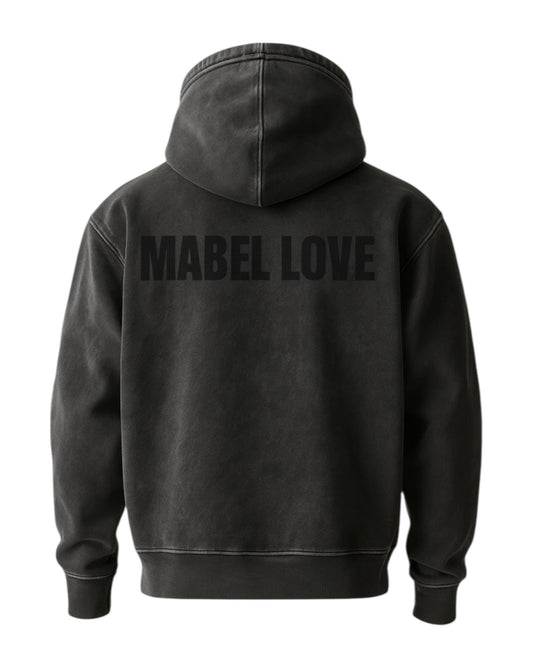 333 angel numbers Acid Wash Oversize Hoodie - 420 GSM - lifestyle photo