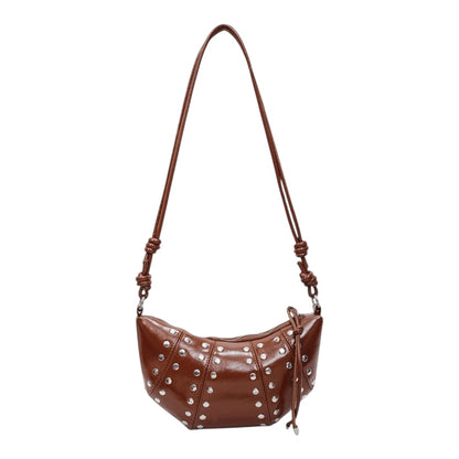 Punk Style Rivets Crossbody Bag for Women