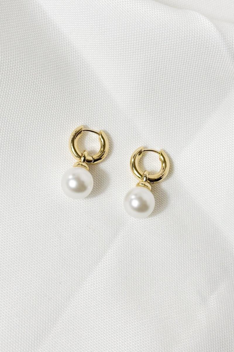 Pearl Dangle Earrings, [product type]