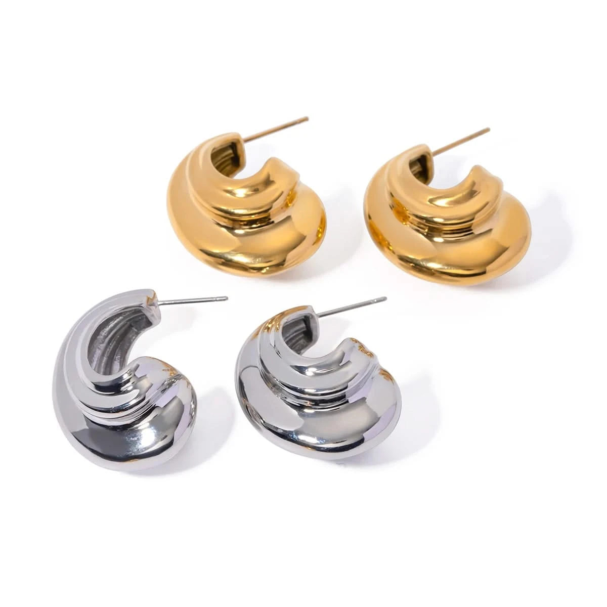 Modern Waves Earrings