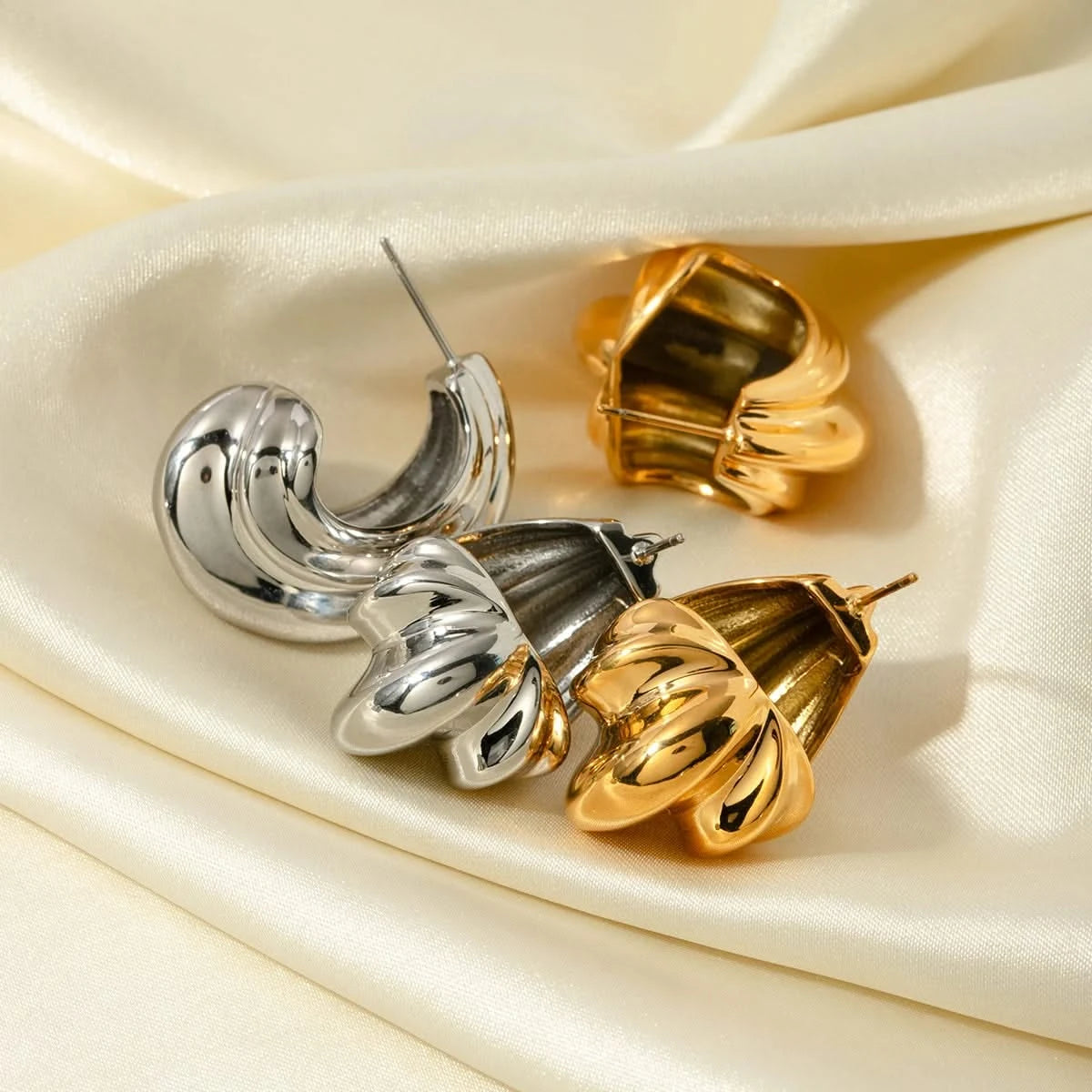 Modern Waves Earrings