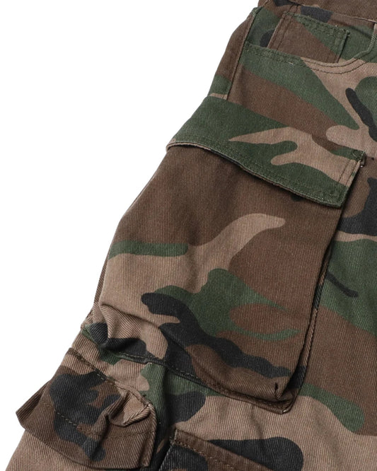 Camouflage High Waist Wide Leg Jeans