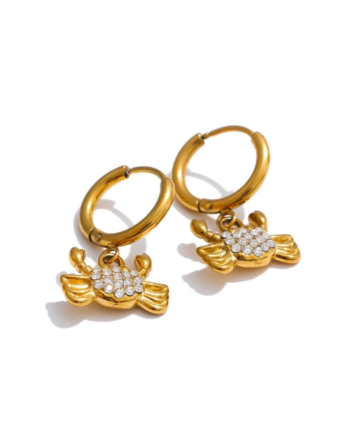 Ocean Starfish Hoop Earrings – Summer Bling Jewelry