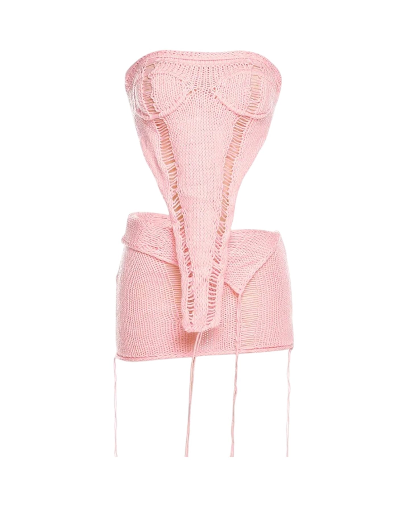 Knit 2 Piece Skirt Set