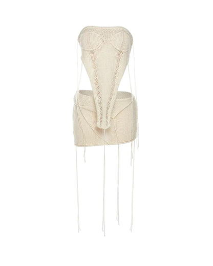 Knit 2 Piece Skirt Set