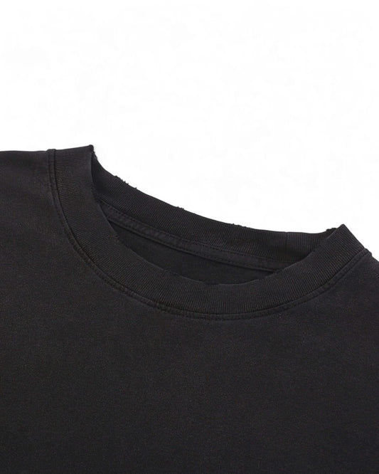 Sunday Car Meet Washed Raw-Hem Tee