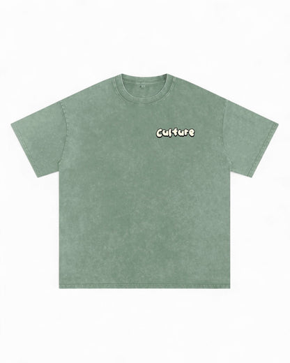 Acid Wash Oversize Tee - Racing Days