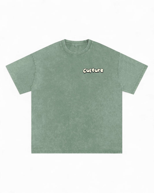 Acid Wash Oversize Tee - Racing Days
