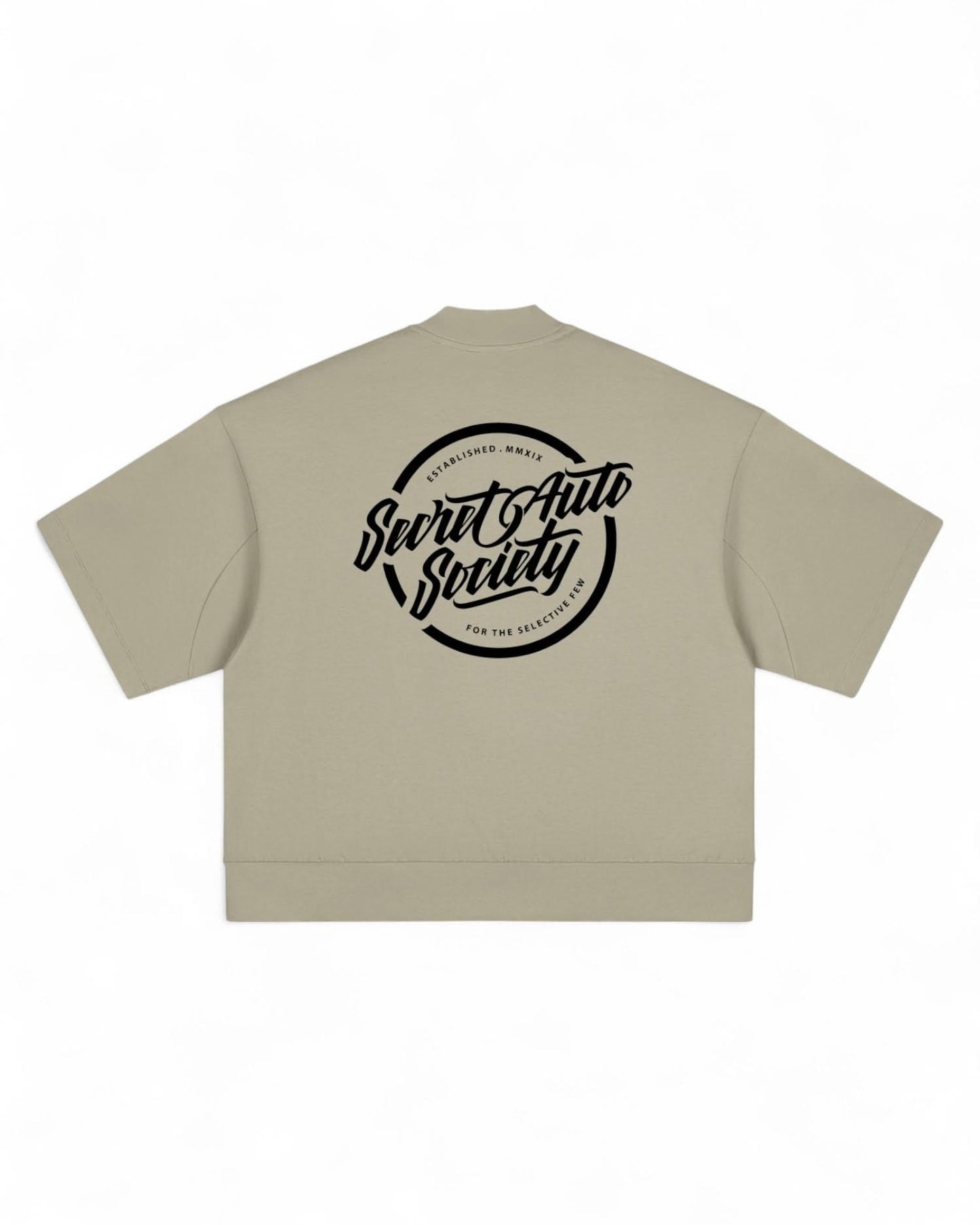 Oversized Mock Neck Tee - Urban Streetwear