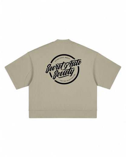 Oversized Mock Neck Tee - Urban Streetwear