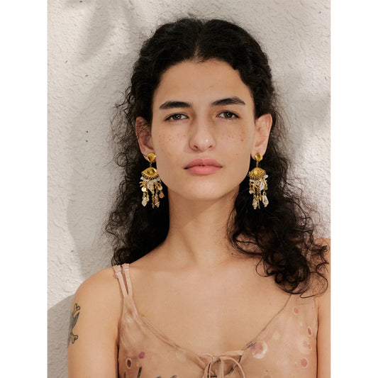 Ocean Style Conch Earrings - Summer Jewelry
