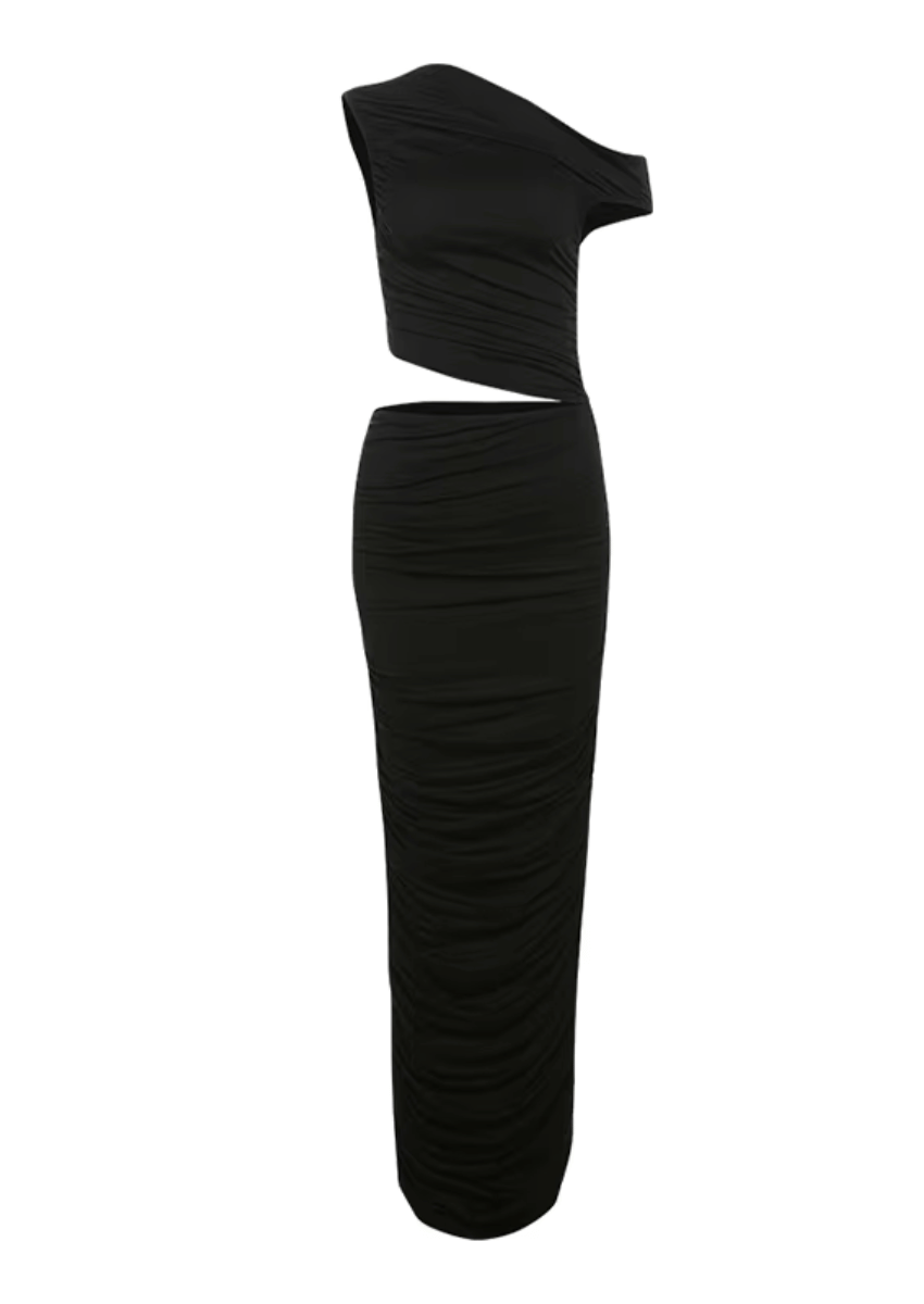 One-Shoulder Maxi Dress