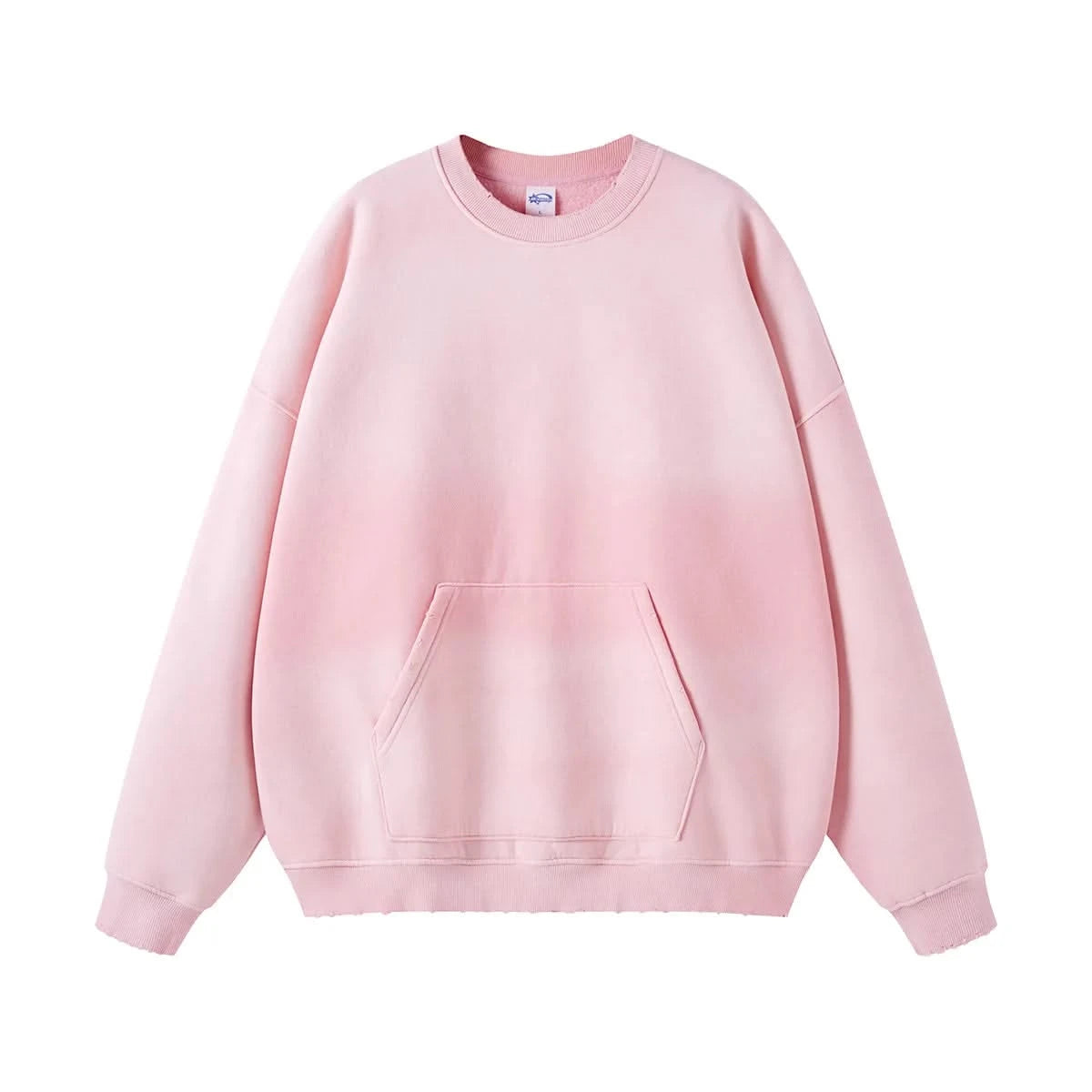 Pink Washed Out Crew Neck Sweatshirt