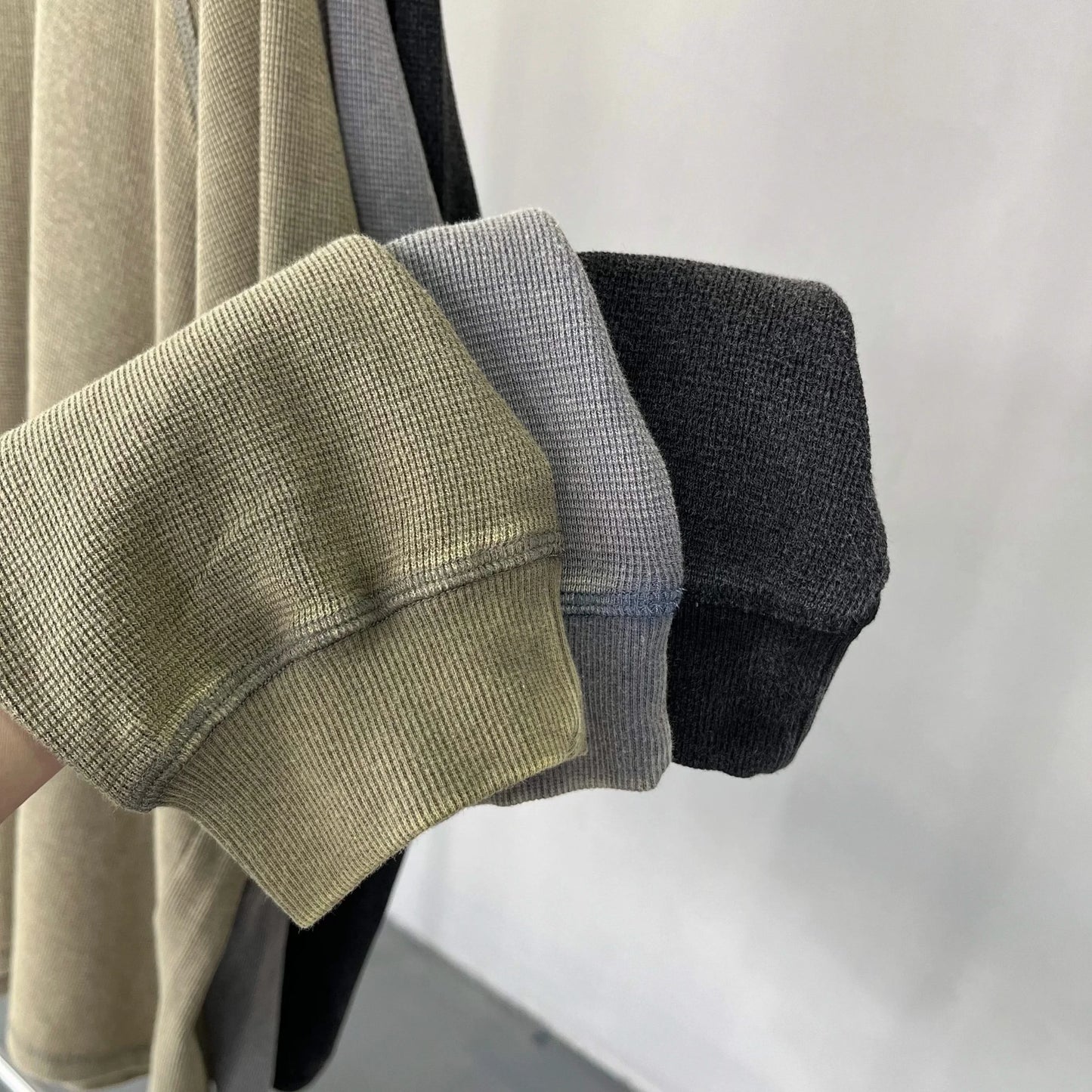 Pullover Crew Neck Jackets - Fabric Details 2