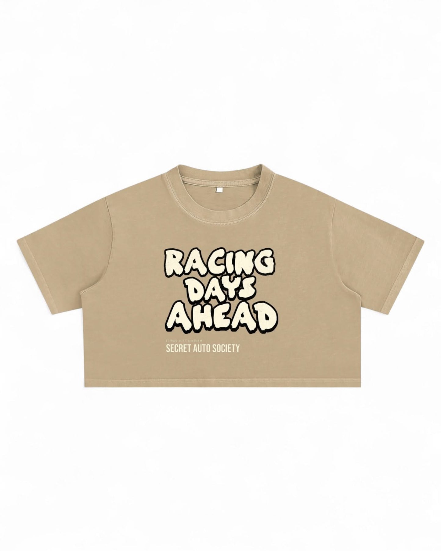 Racing Days Ahead Crop Top - Sporty Chic