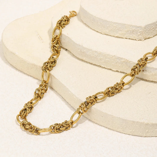 Multi Ring Chain Necklace