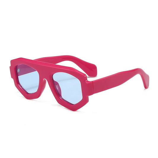 Irregular Square Sunglasses - Retro Shades UV400 - additional view 5