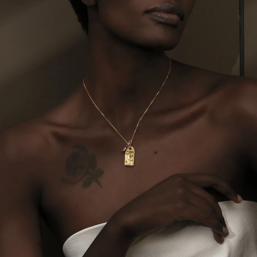 Stella Gold Hypoallergenic Star Pendant Necklace