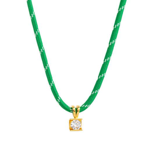 Personalized Zircon Necklace - Retro Style Sparkle