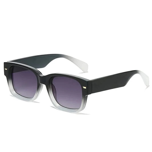 Vintage Square Rivet Sunglasses - Fashion Gradient Shades UV400 - additional view 10