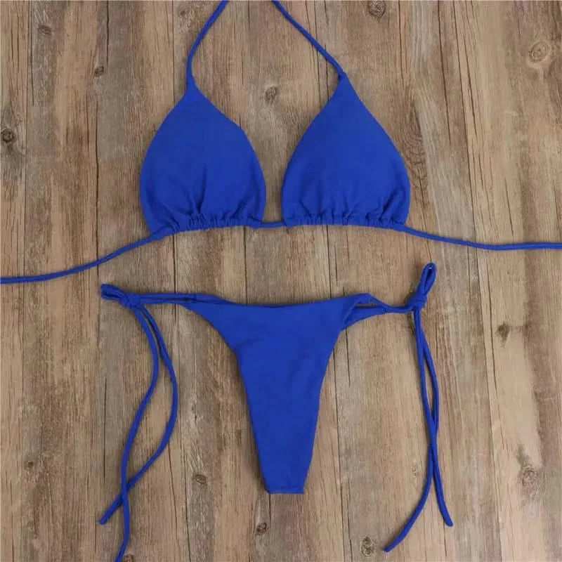 Sleek Black Bikini Set – Beach Ready glam